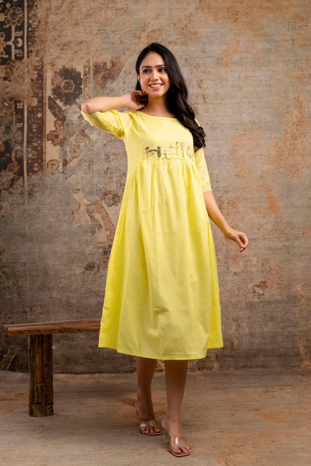 Yellow Blossom Dress