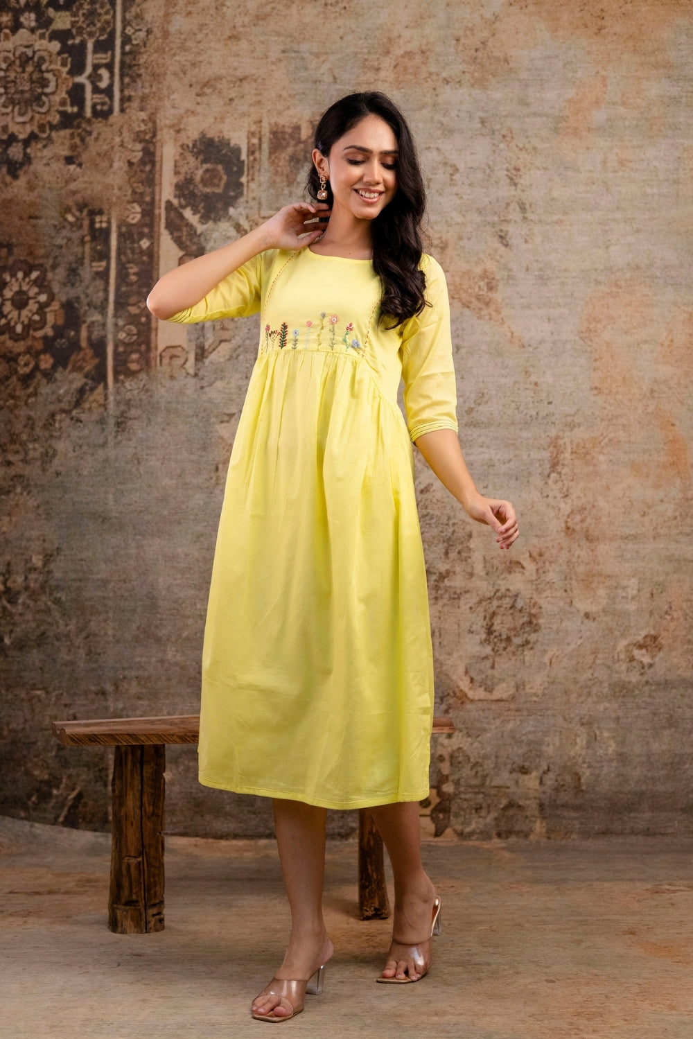 Yellow Blossom Dress