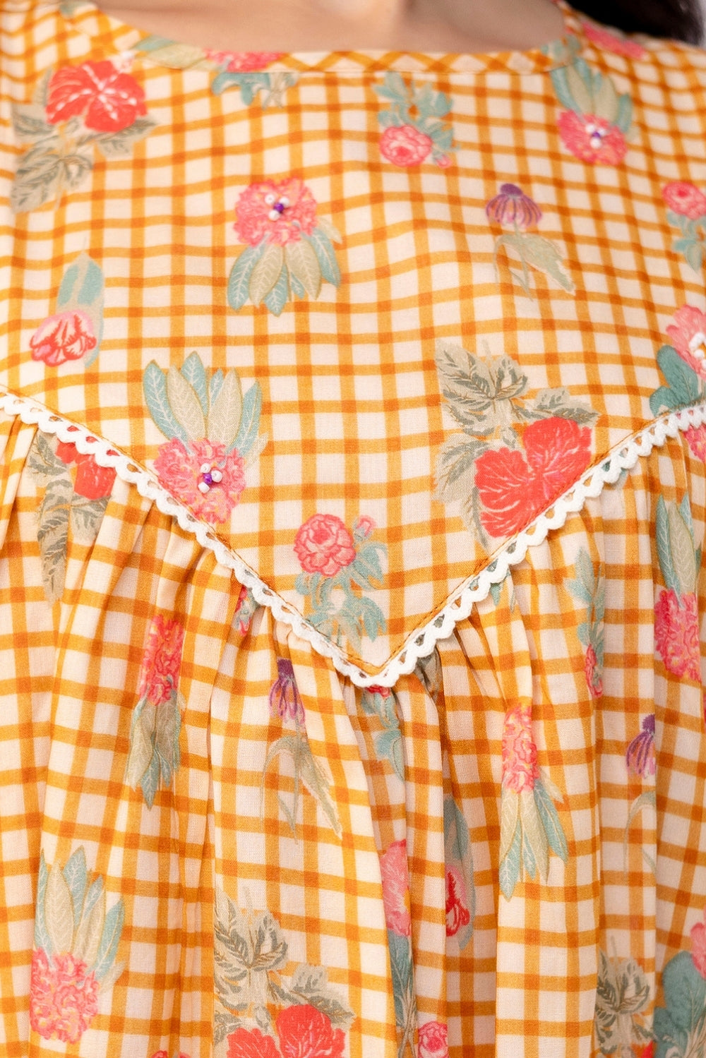Meadow Checks Dress