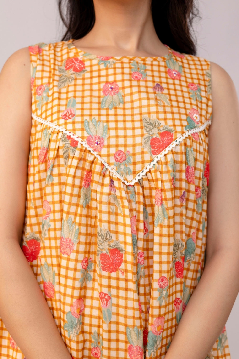 Meadow Checks Dress