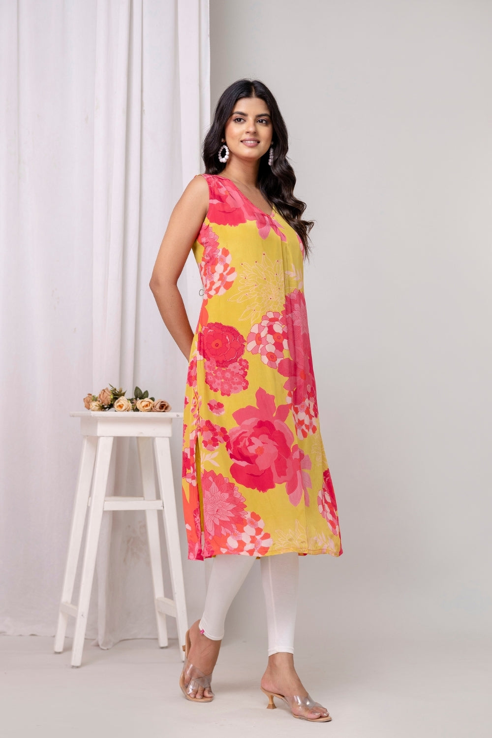 Mustard Bloom Kurta