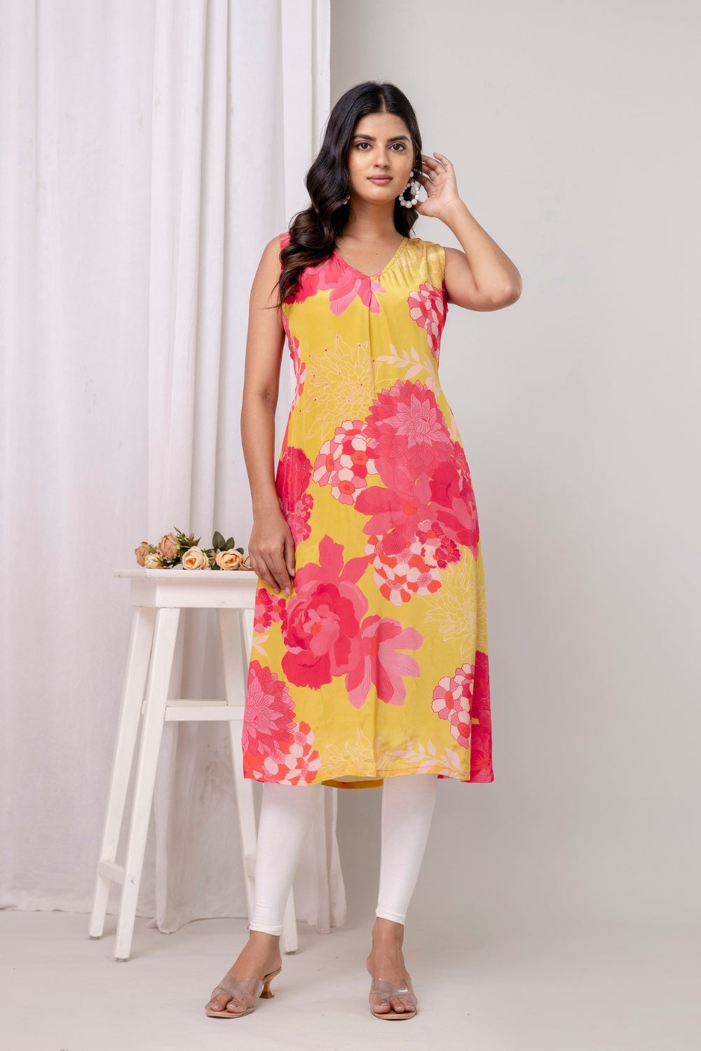 Mustard Bloom Kurta