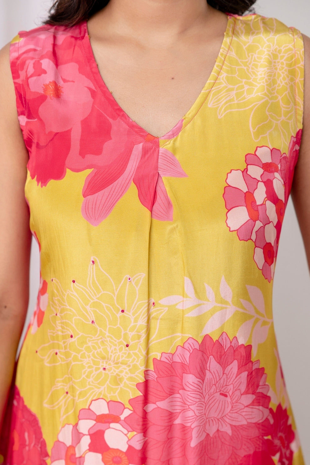 Mustard Bloom Kurta
