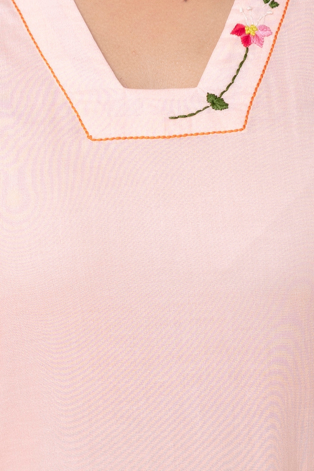 Peach Blush Kurta with Dupatta
