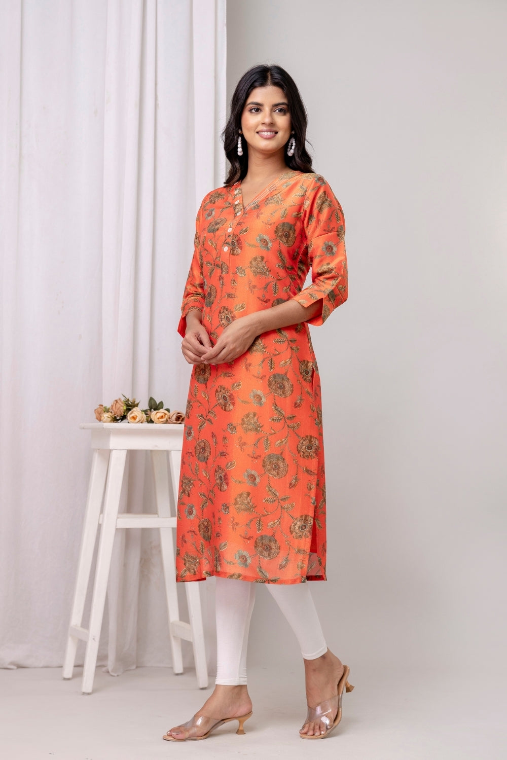 Sedona Jacquard Zari Kurta