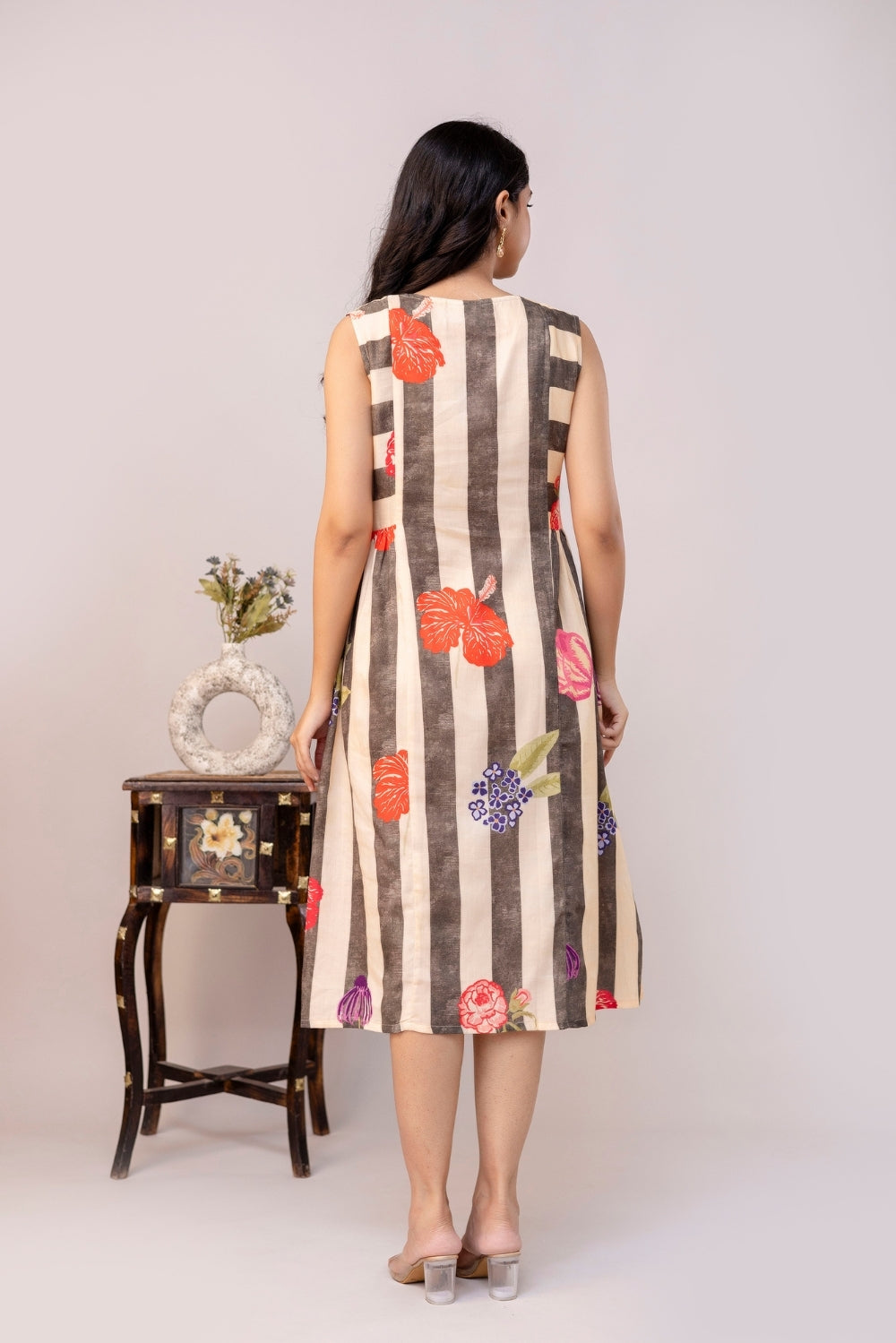 Tropical Stripes Dress
