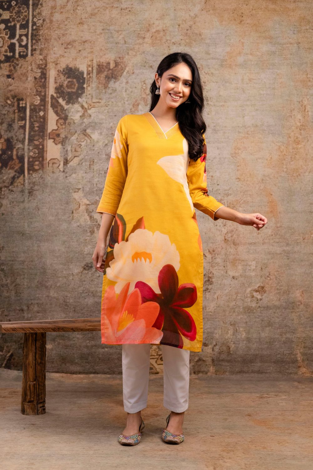 Mustard Blossom Kurta