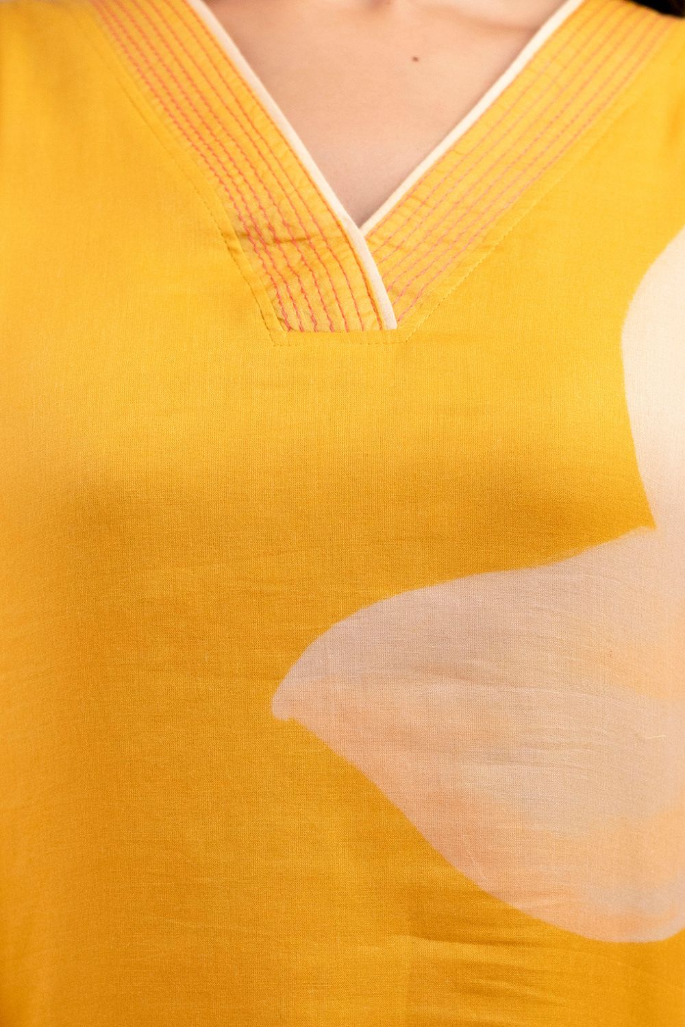 Mustard Blossom Kurta