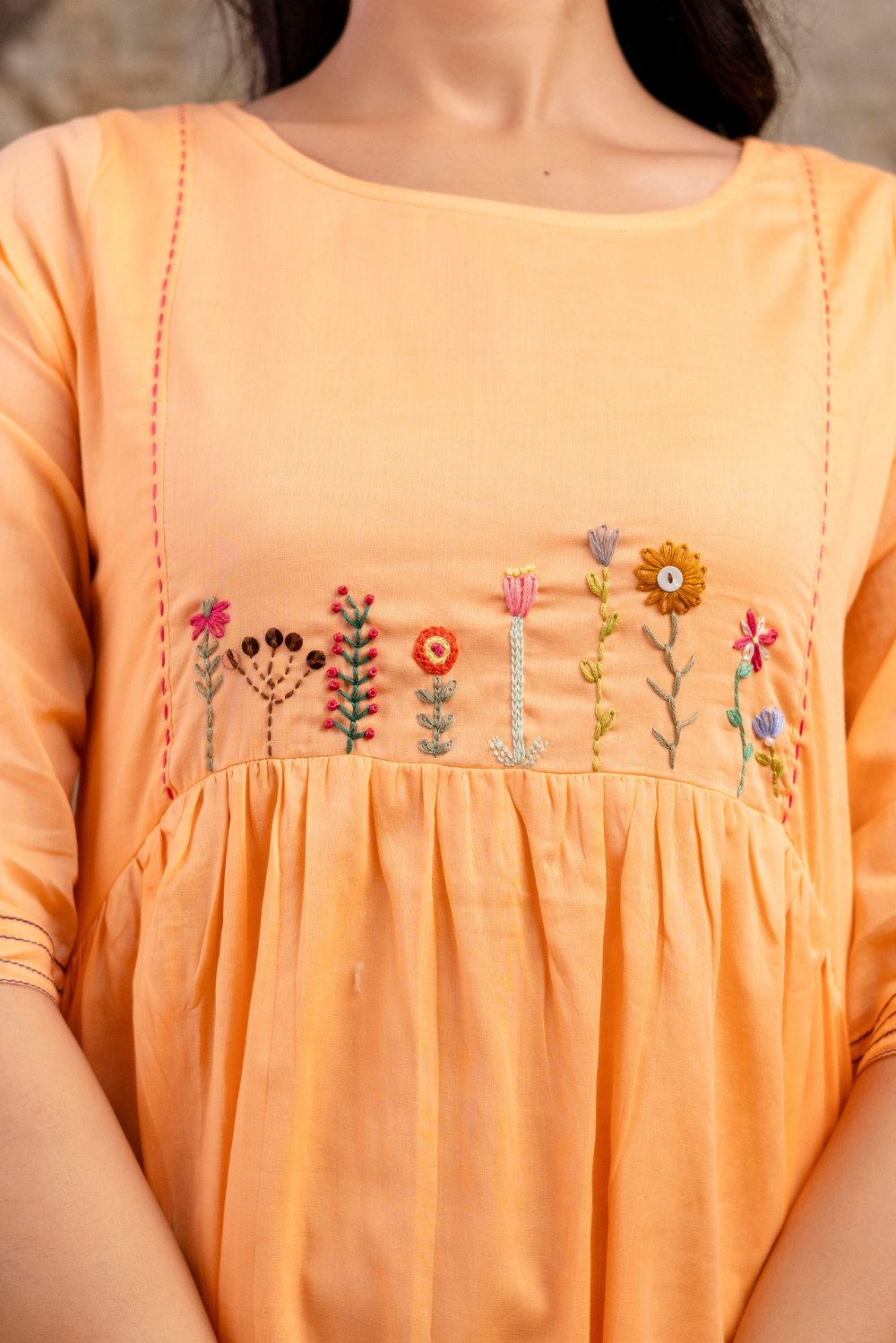Peach Blossom Dress