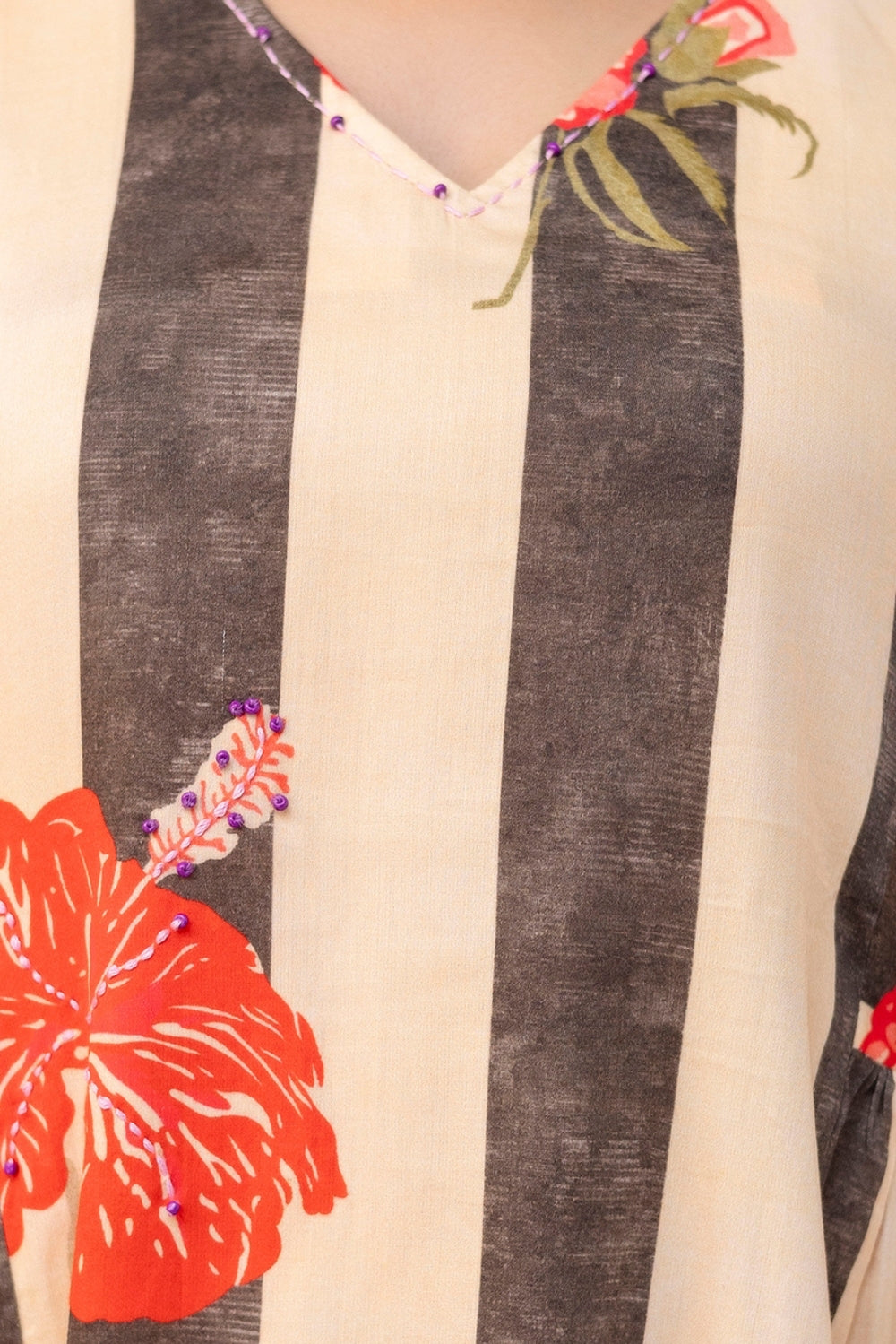 Tropical Stripes Dress