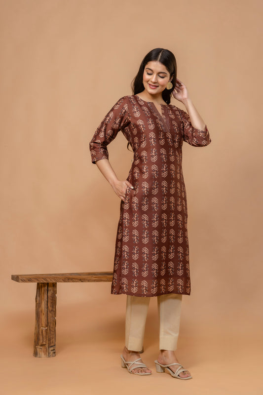 Nirvana Chanderi Kurta