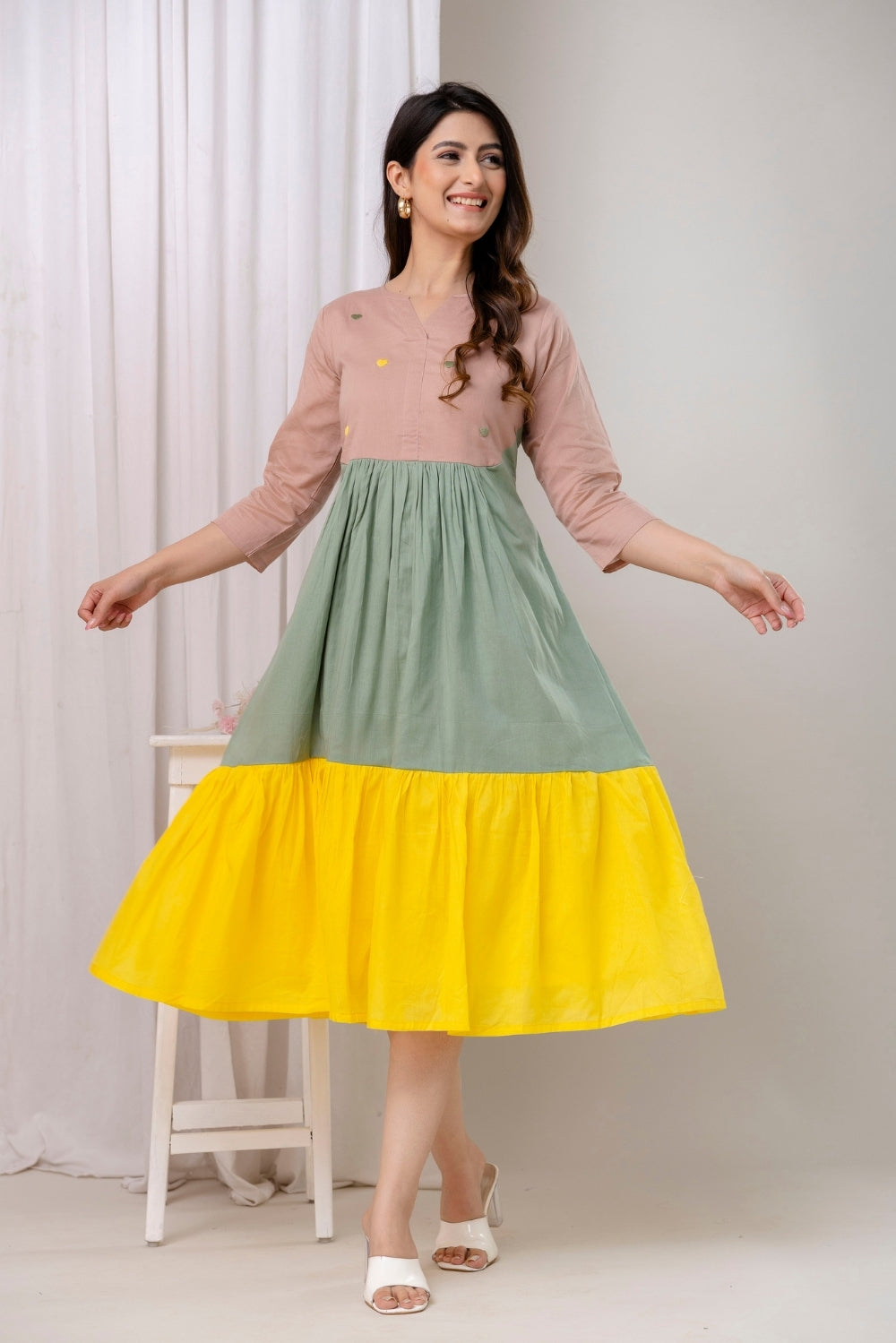 Sunset Meadow Heart Dress