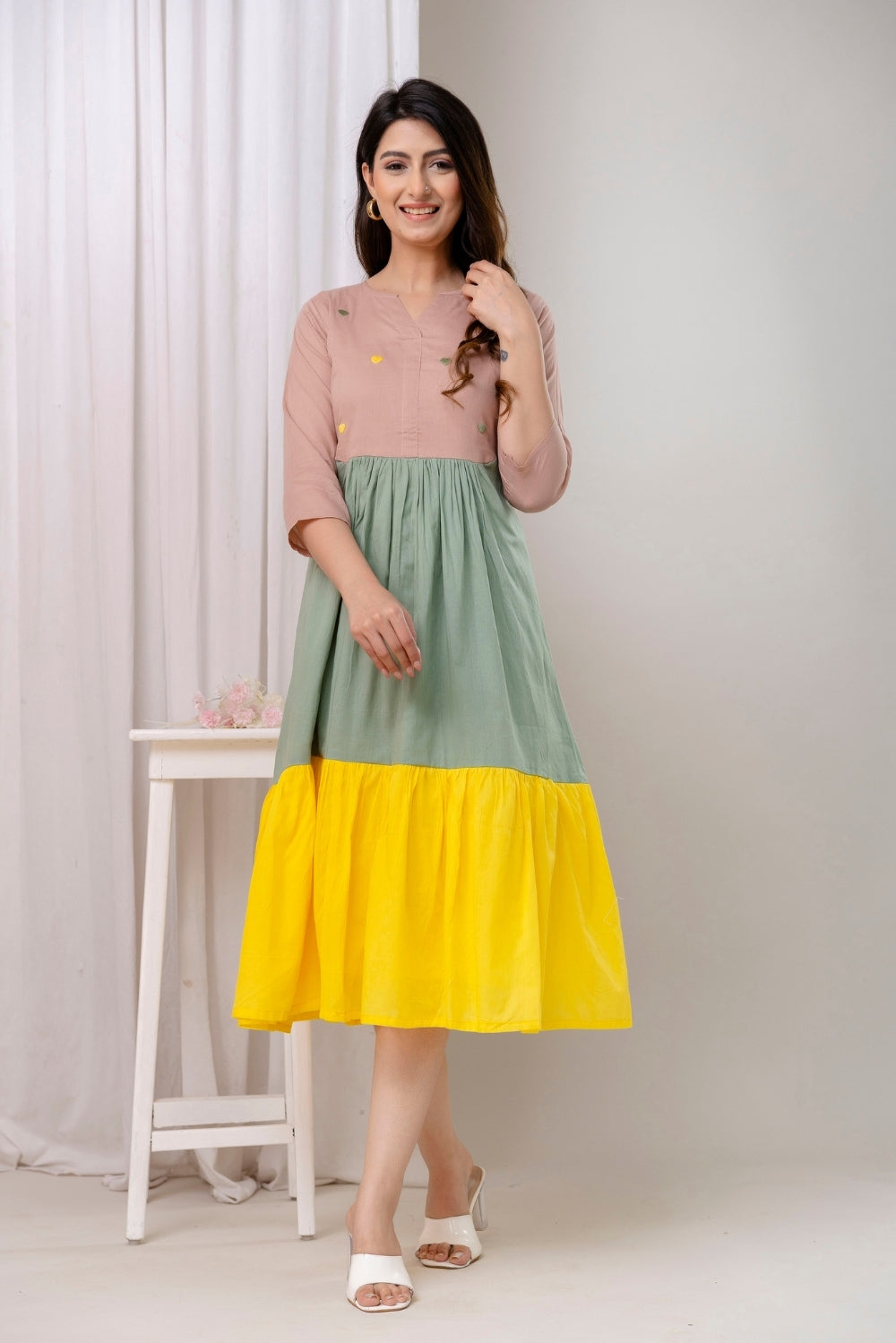 Sunset Meadow Heart Dress