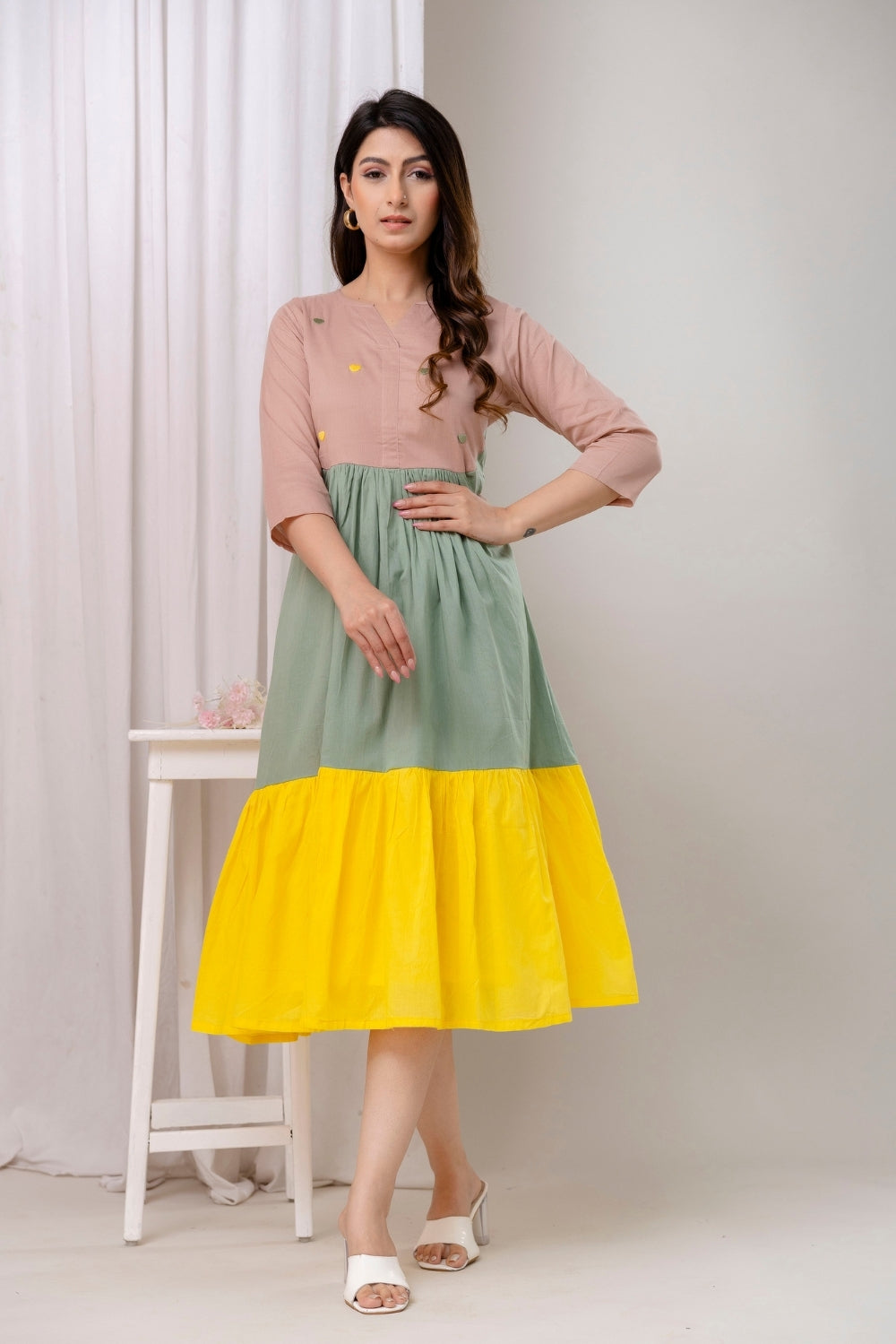 Sunset Meadow Heart Dress