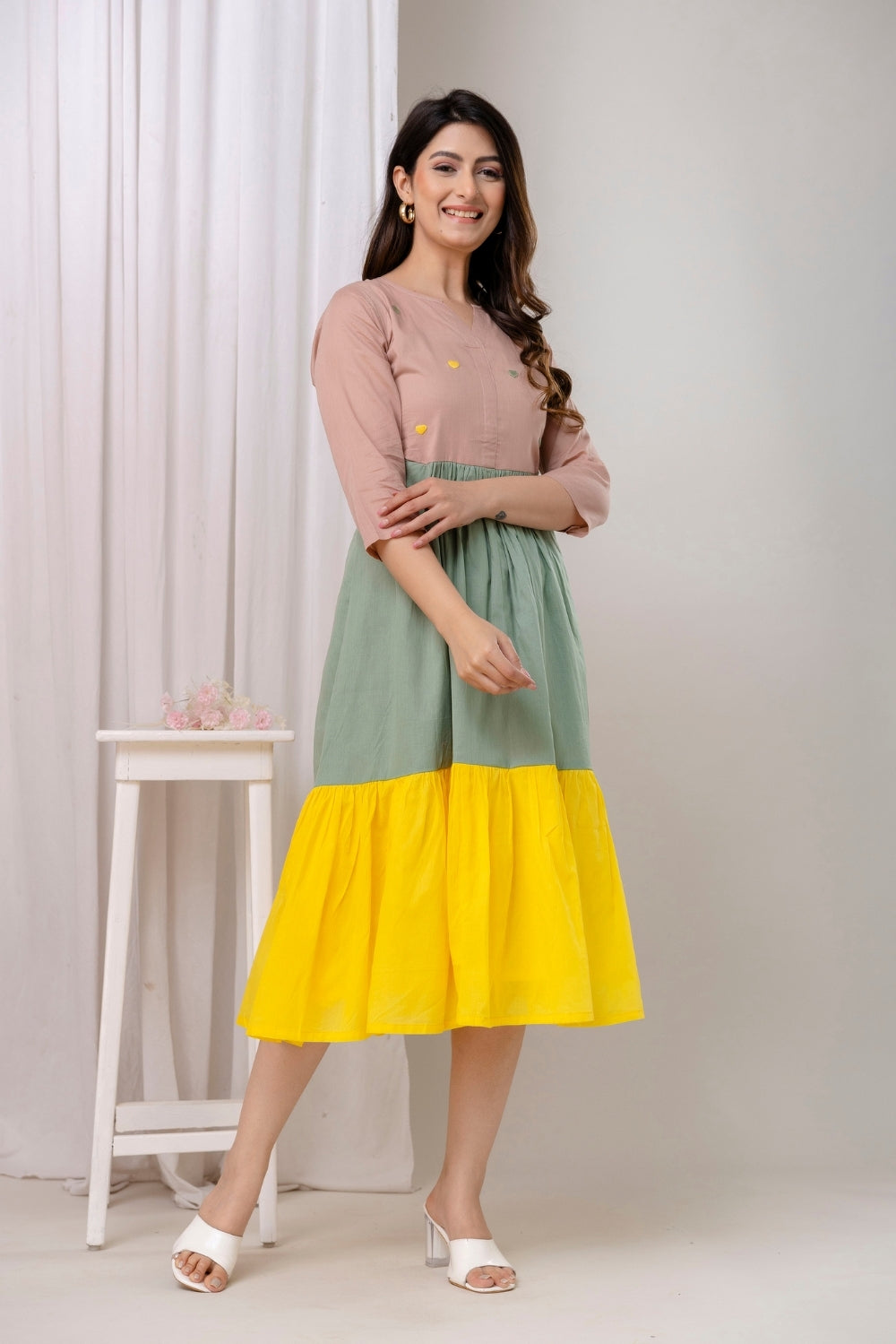 Sunset Meadow Heart Dress