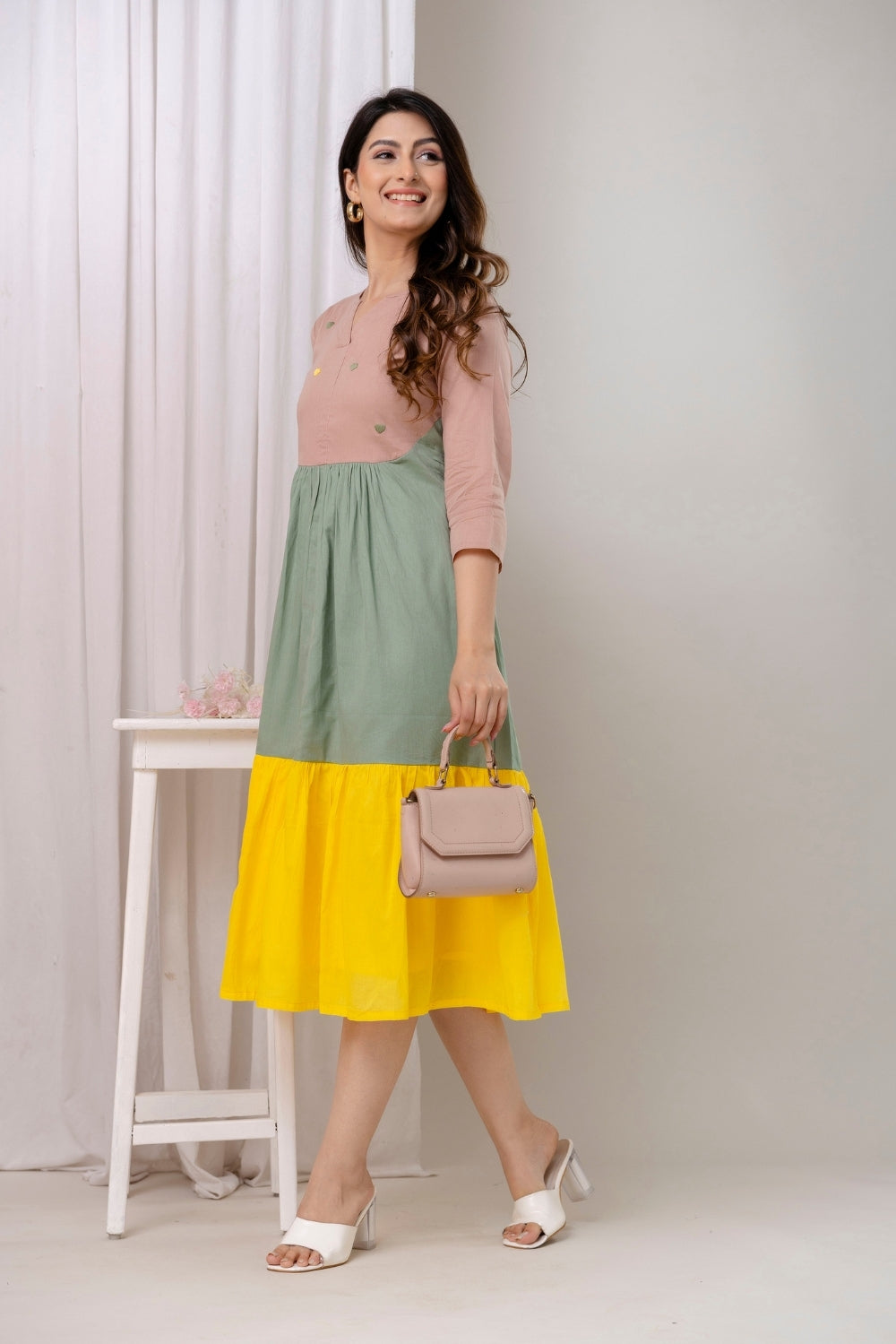 Sunset Meadow Heart Dress