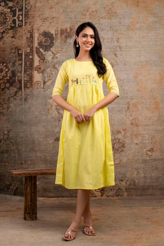 Yellow Blossom Dress