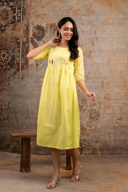 Yellow Blossom Dress