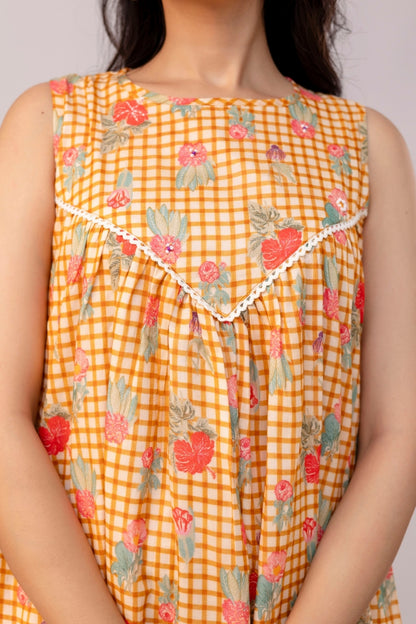 Meadow Checks Dress