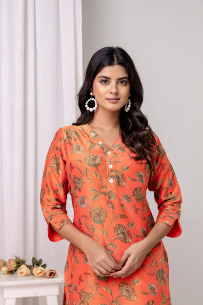 Sedona Jacquard Zari Kurta