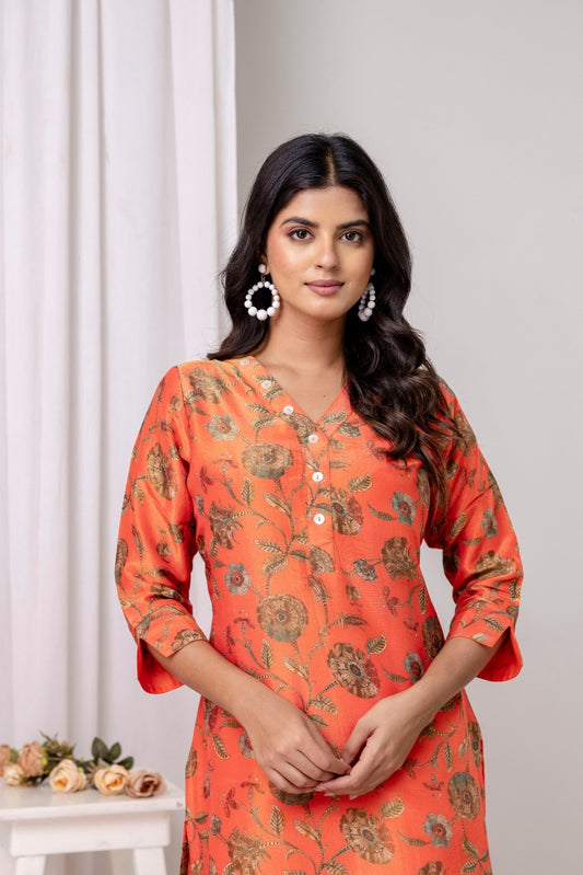 Sedona Jacquard Zari Kurta