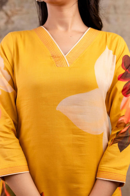 Mustard Blossom Kurta