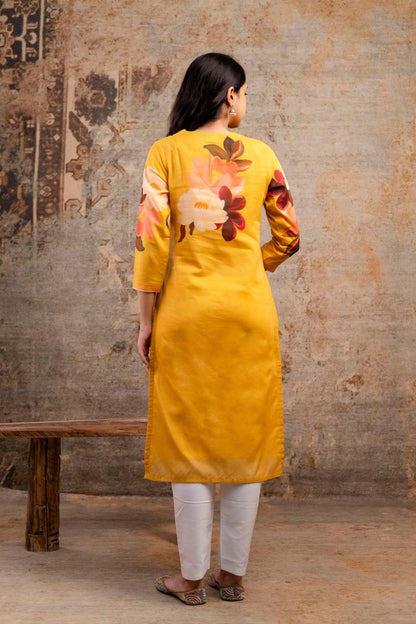 Mustard Blossom Kurta