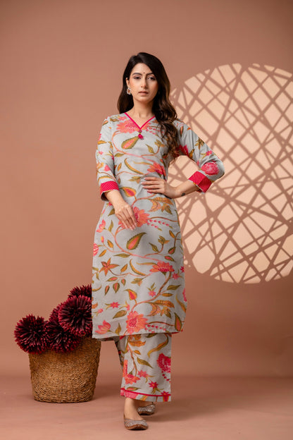 Blush Blue Kurta Set