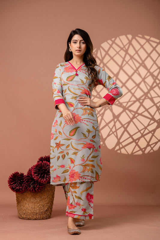 Blush Blue Kurta Set
