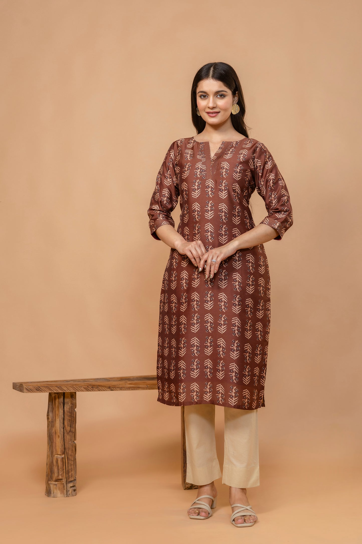 Nirvana Chanderi Kurta