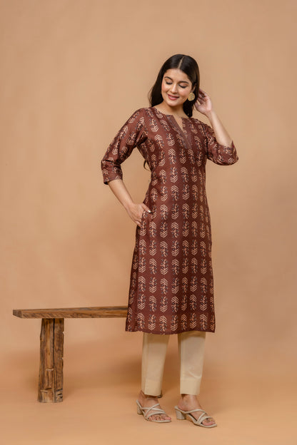 Nirvana Chanderi Kurta