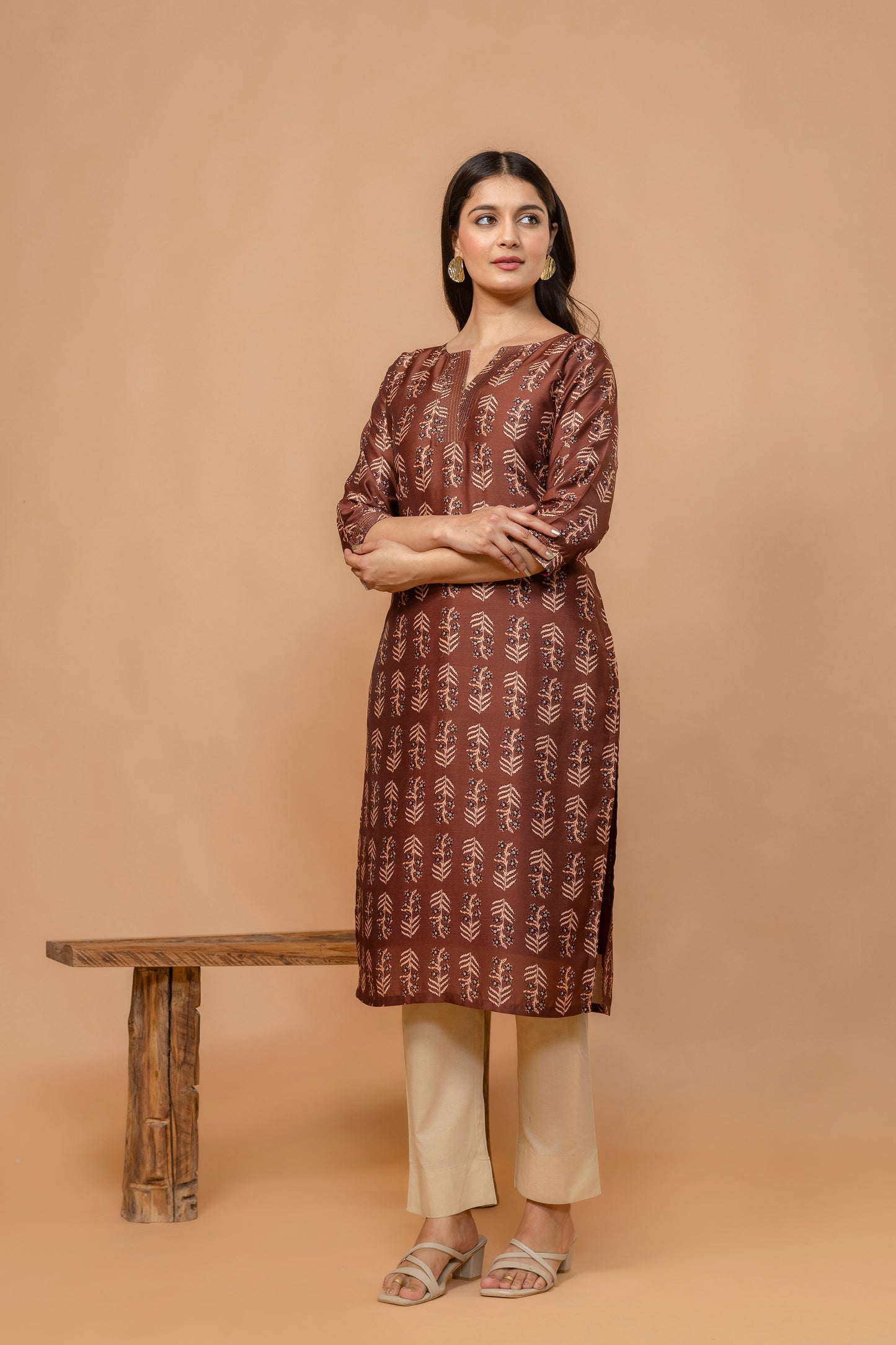 Nirvana Chanderi Kurta