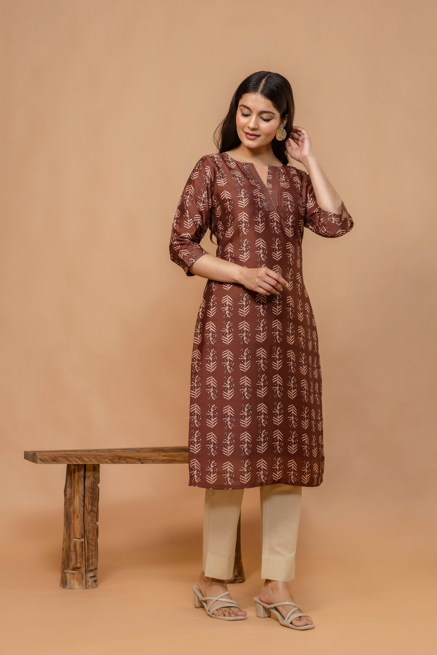 Nirvana Chanderi Kurta