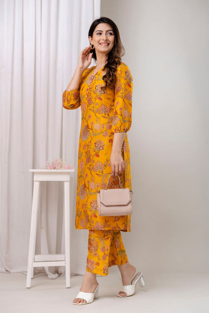 Sunlit Bloom Kurta Set