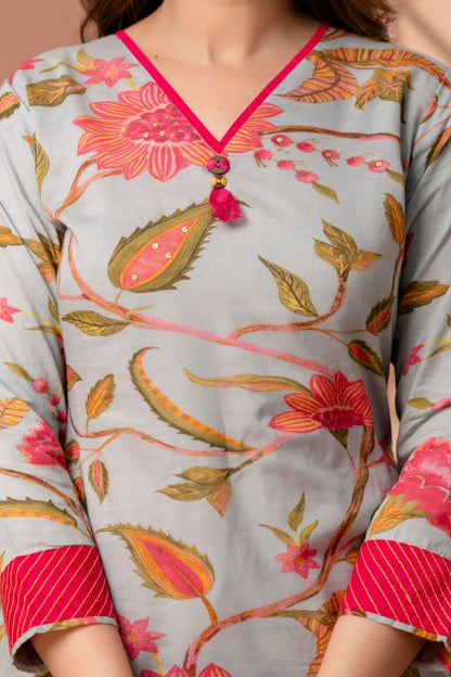 Blush Blue Kurta Set