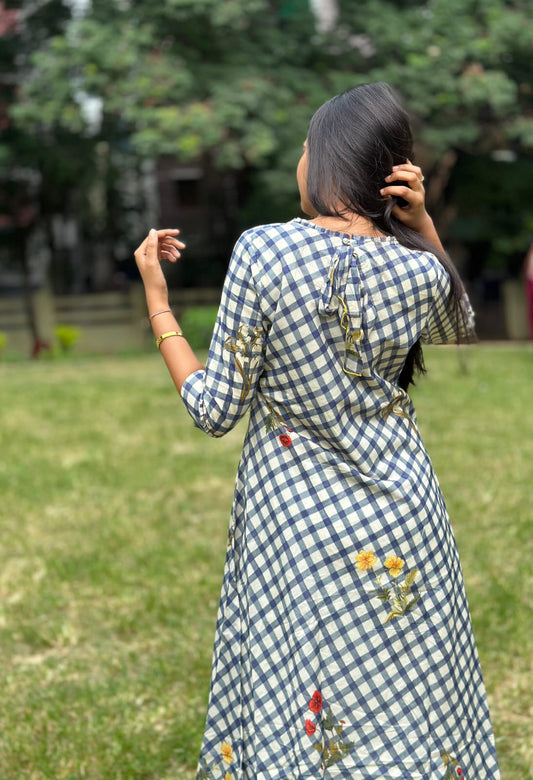 Navy Tira Dress